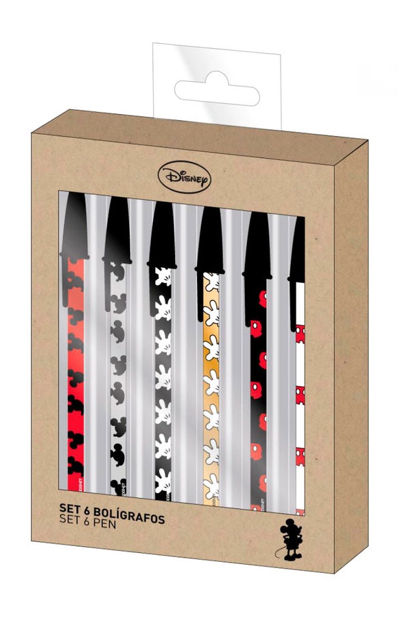 Set 6 Canetas do Mickey Mouse