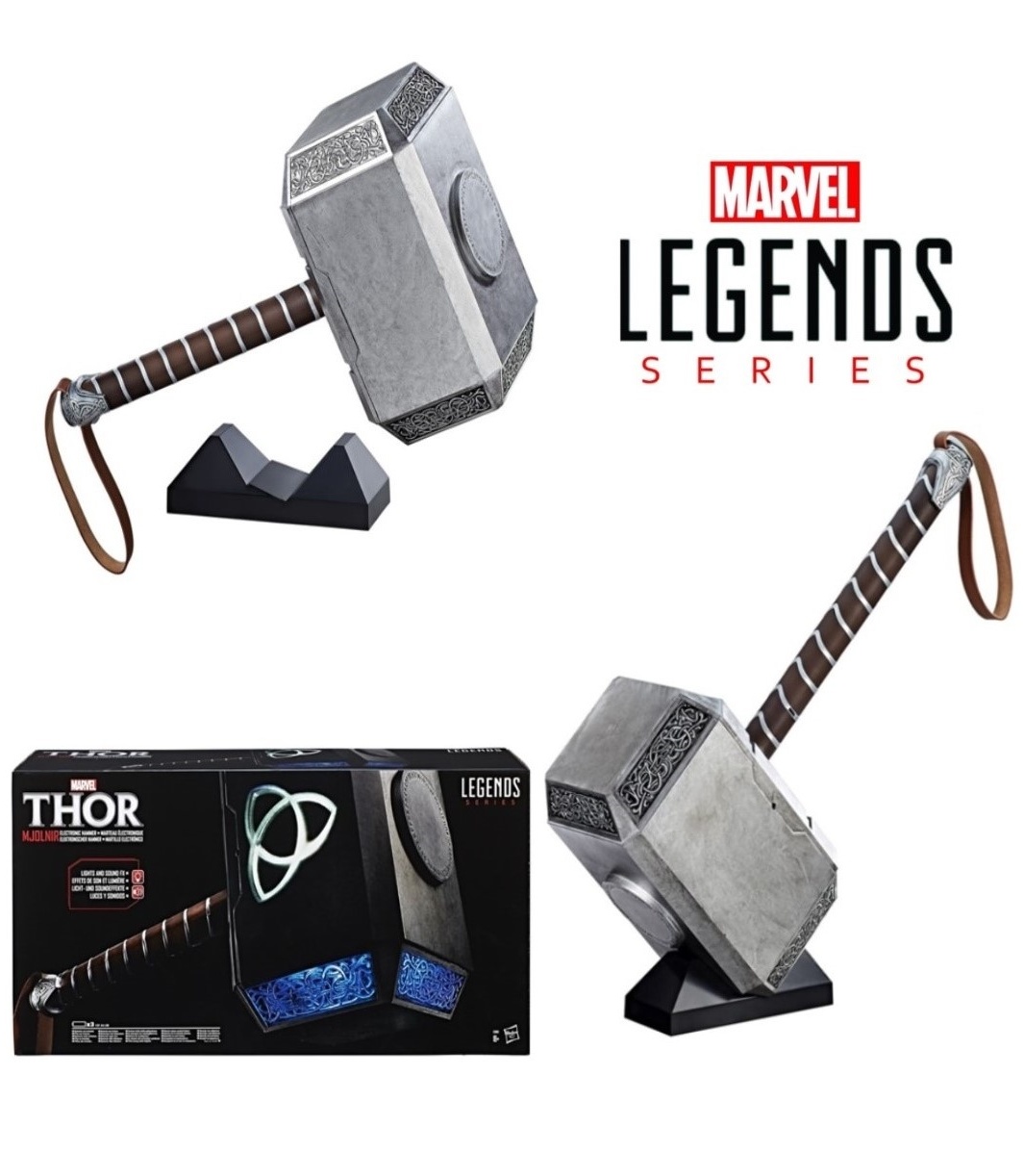 Enciclopedia dolor de muelas dormir Martillo electronico Mjolnir Thor Marvel Legends Series - Lomasoriginal.com