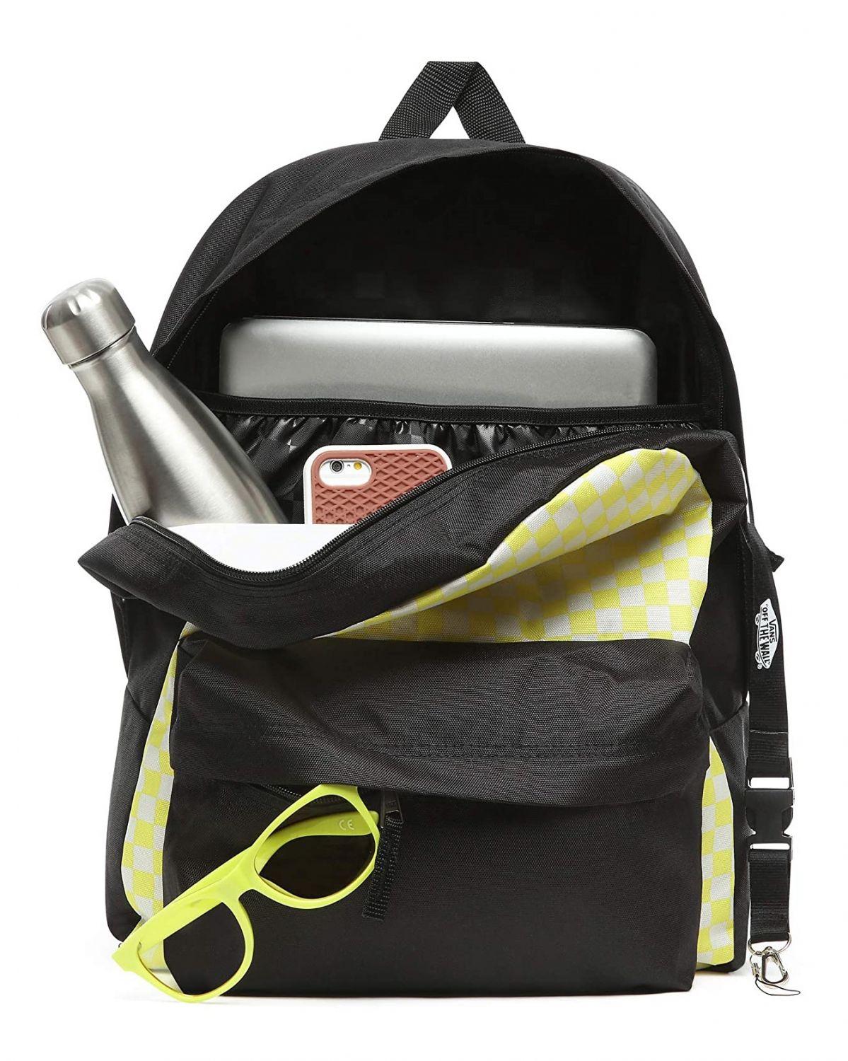 Mochila Vans Cuadros amarilla 43cm - Lomasoriginal.com