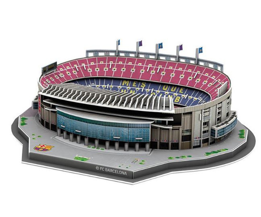 Puzzle 3D Estadio Camp Nou 80 Piezas - Imagen 2