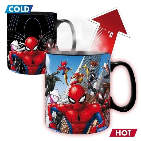 Taza gigante termica Multiverso Spiderman