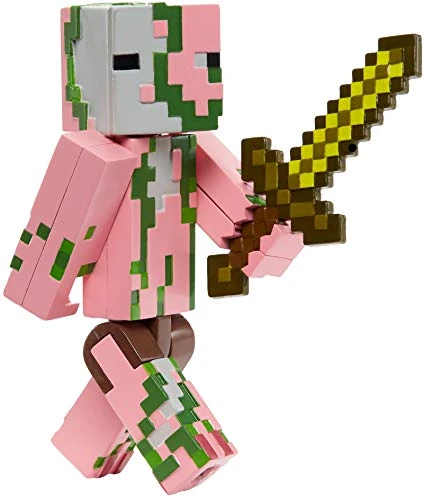 Figura Zombie Pigman Minecraft 8cm - Imagen 2