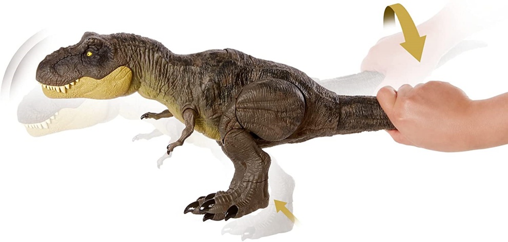 Dinosaurio Tyrannosaurus Rex Pisa y Ataca Jurassic World con sonido - Imagen 5
