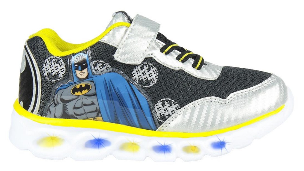 Zapatillas Deportivas Infantiles Batman Con Luz LED - Imagen 2