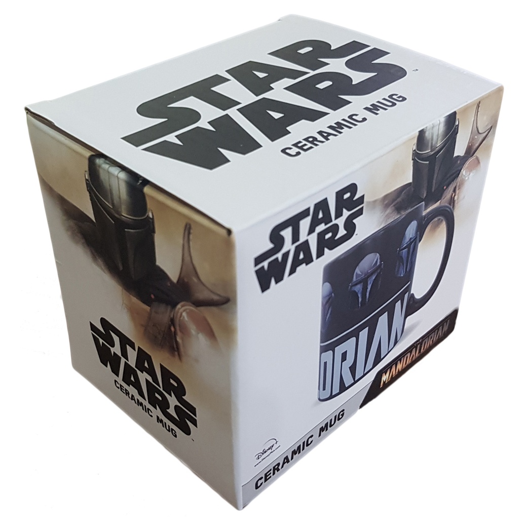 Taza Cascos The Mandalorian negra - Imagen 2