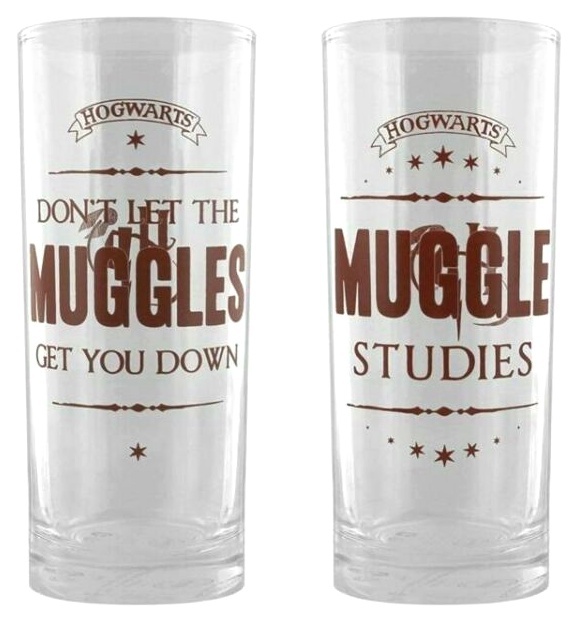 Pack 2 Vasos Muggles Harry Potter