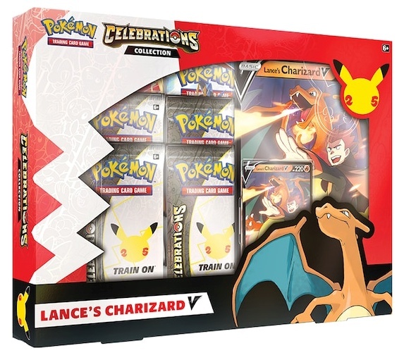 Juego de Cartas Lance's Charizard V Celebrations Pokemon TCG