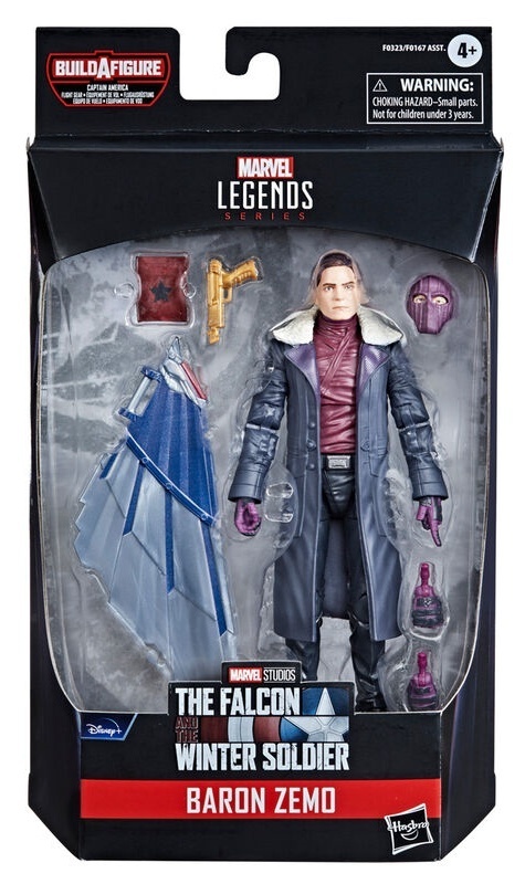 Figura Baron Zemo Falcon y el Soldado de Invierno Marvel Legends 15cm