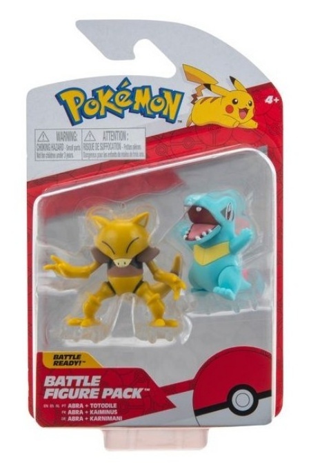 Pack Figuras Abra & Totodile Pokemon 6cm