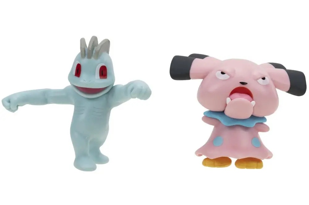 Pack Figuras Machop & Snubbull Pokemon 5cm - Imagen 2