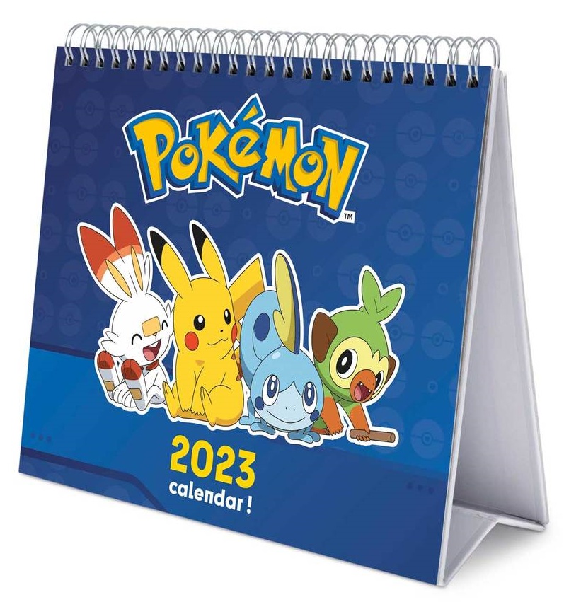 Calendario de escritorio Pokemon 2023