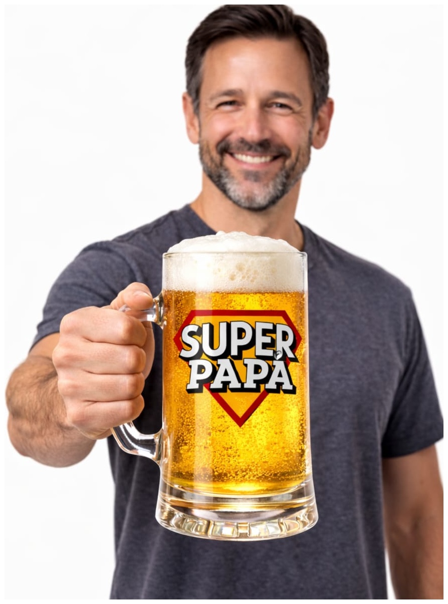 Jarra cerveza Super Papa - Imagen 2