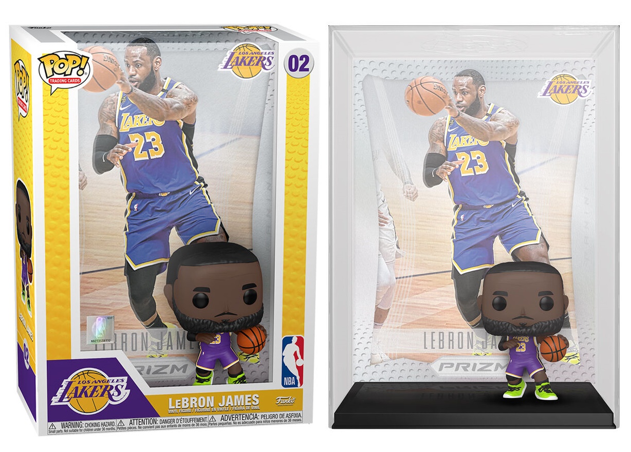Figura Funko Pop Lebron James Lakers Trading Cards - Imagen 2