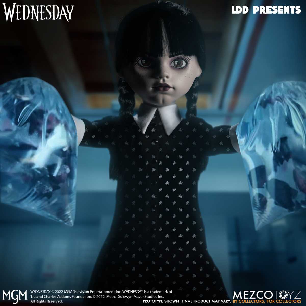 Figura Miercoles Living Dead Dolls Mezco 25cm - Imagen 2