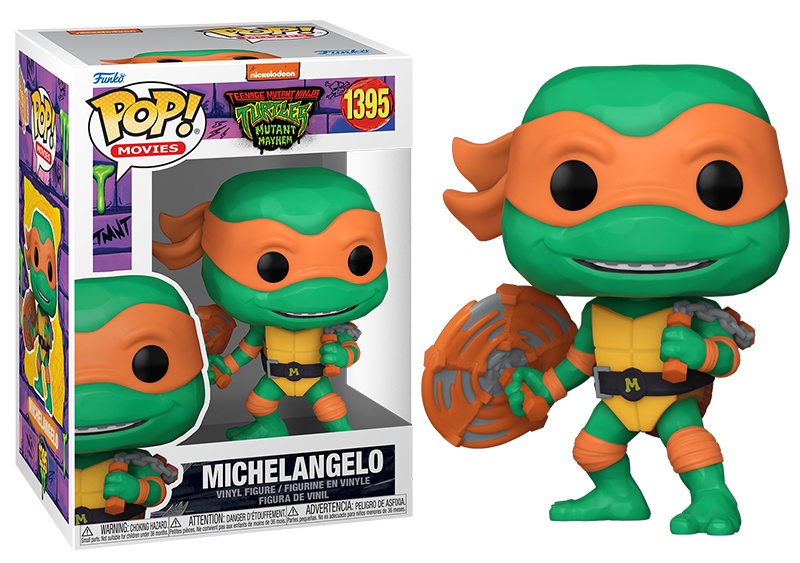 Figura Funko Pop Michelangelo Tortugas Ninja: Caos Mutante