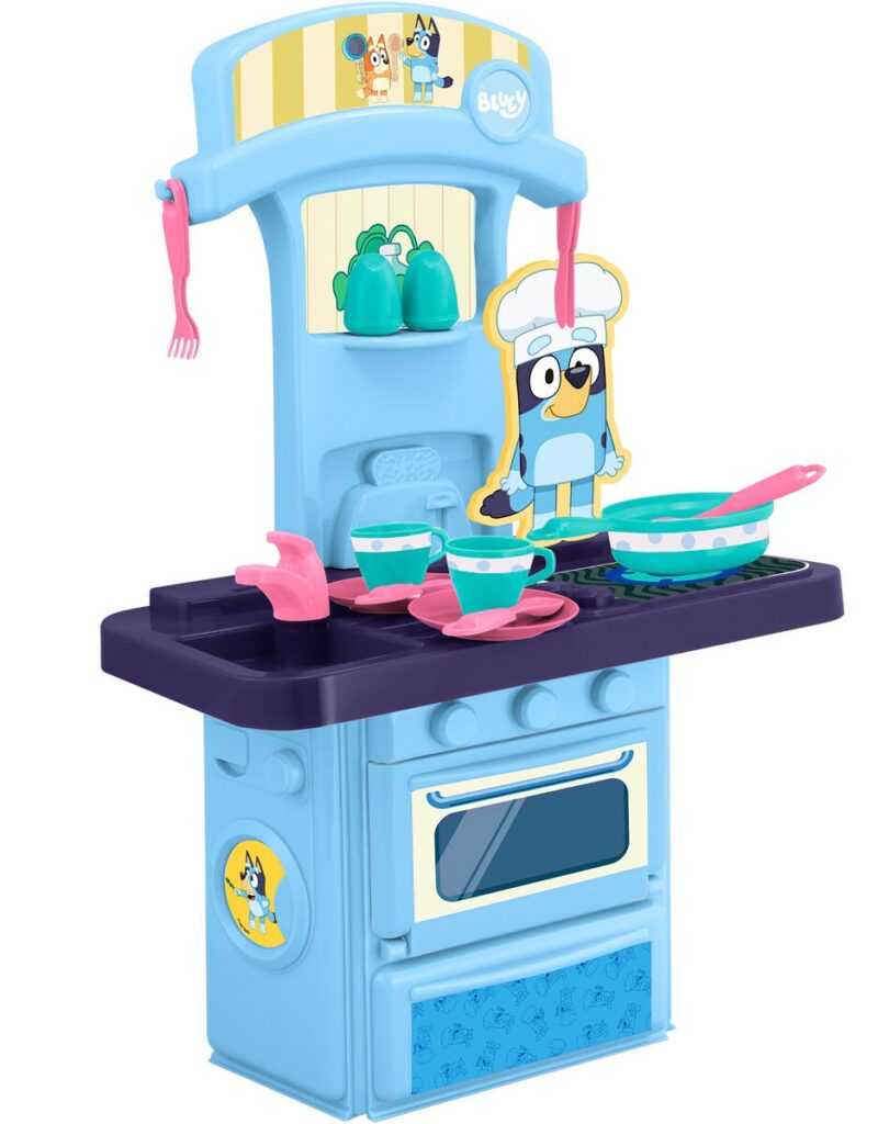 Bluey Cook With Chef Bluey Kitchen Play Set is now available - Dis