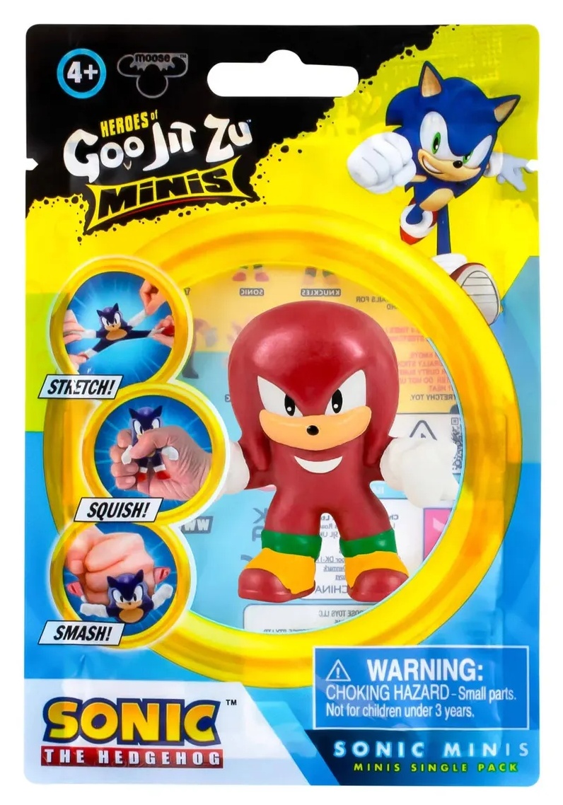 Figura Knuckles Mini Heroes de Goo Jit Zu