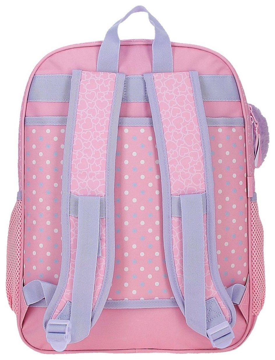 Mochila Hello Kitty corazones adaptable a carro 38cm - Imagen 4