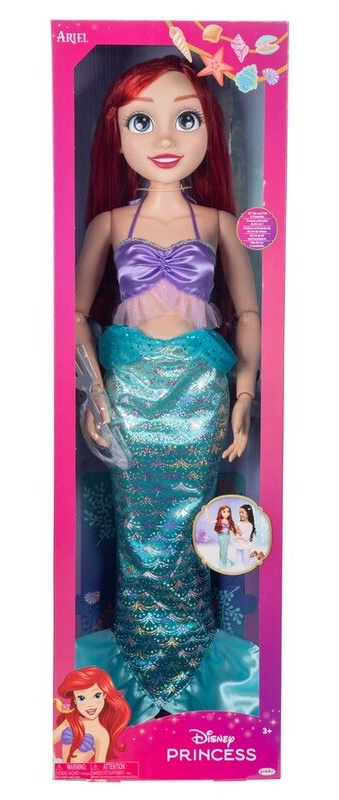 Muñeca gigante Ariel La Sirenita 80cm - Imagen 3
