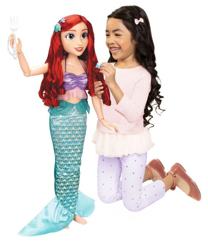 Muñeca gigante Ariel La Sirenita 80cm - Imagen 4