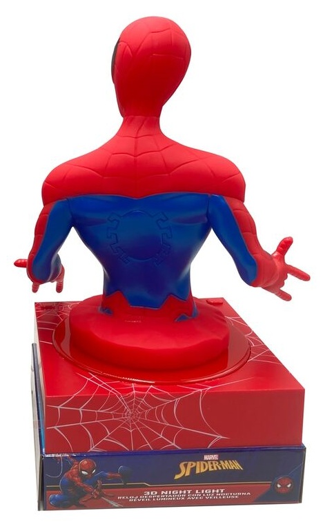 Reloj Despertador Lampara Spiderman 3D - Imagen 2