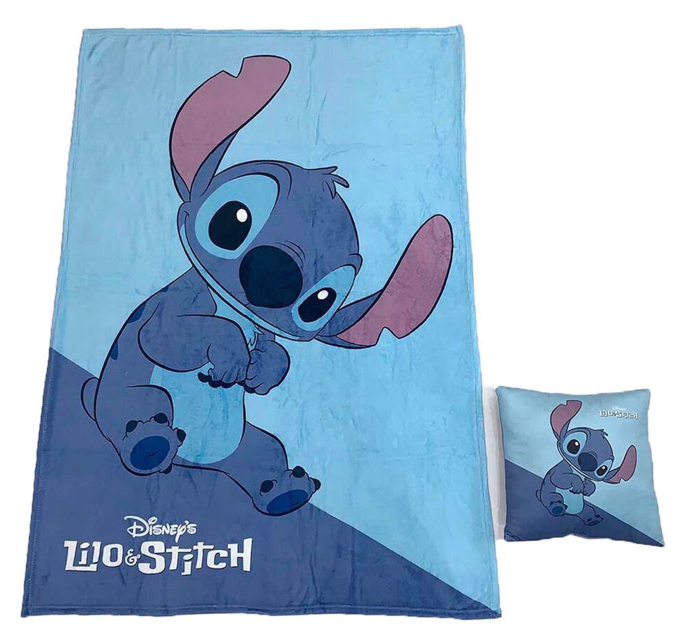 Set Manta polar + Cojin Stitch - Imagen 2