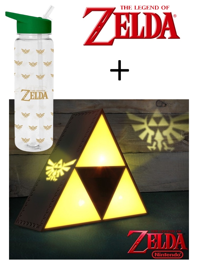 Pack OFERTA Lampara + Botella La Leyenda de Zelda