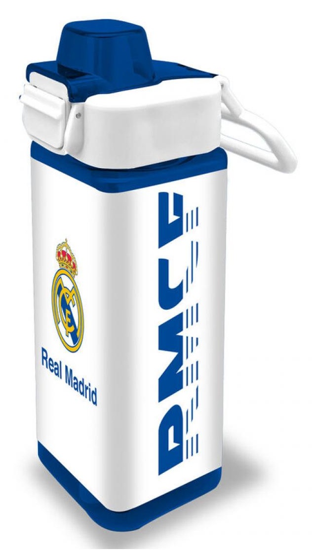 Botella de agua Real Madrid rectangular