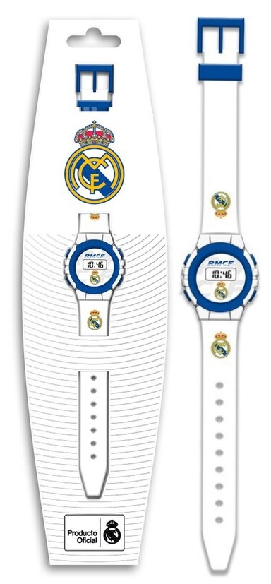 Reloj infantil Real Madrid blanco digital