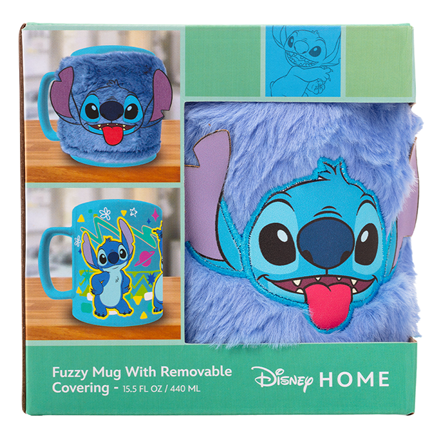 Taza con Funda de peluche Stitch - Imagen 3