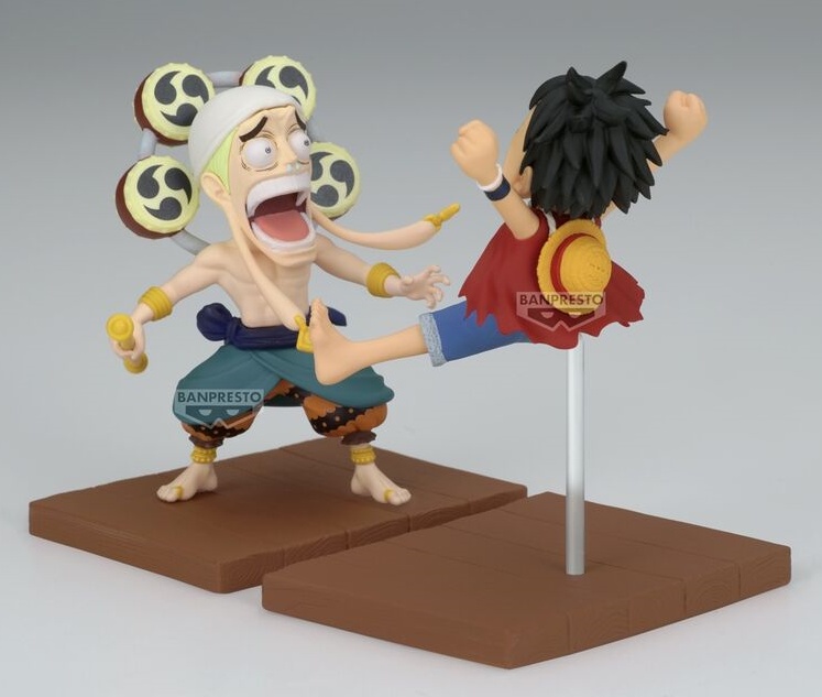 Figura Luffy & Enel One Piece World Collectable 7cm - Imagen 2
