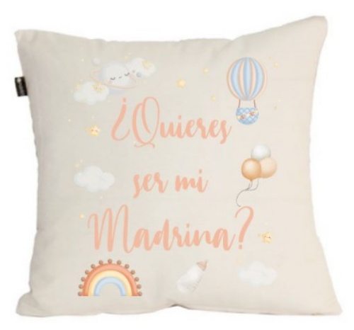 Cojin ¿Quieres Ser mi Madrina?