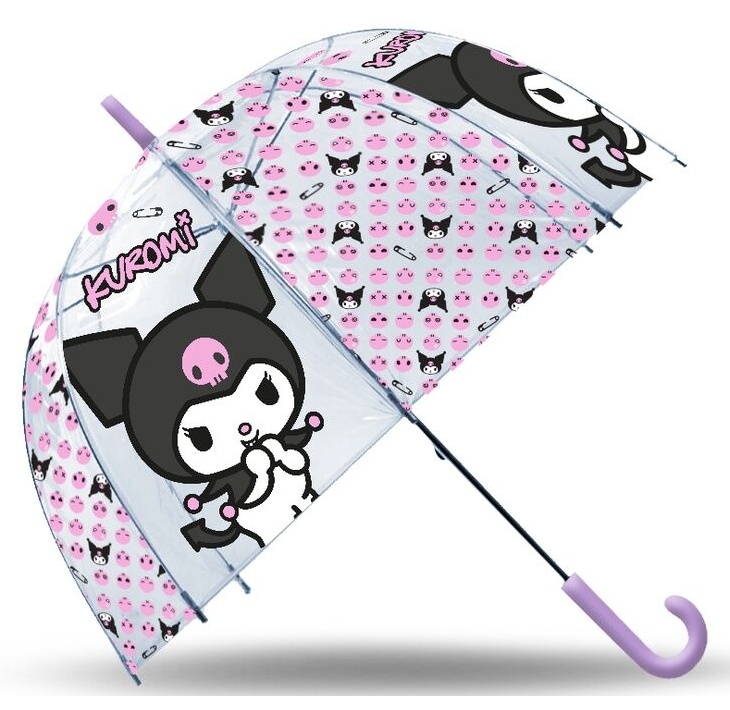 Paraguas burbuja Kuromi Las Aventuras de Hello Kitty y sus Amigos 46cm