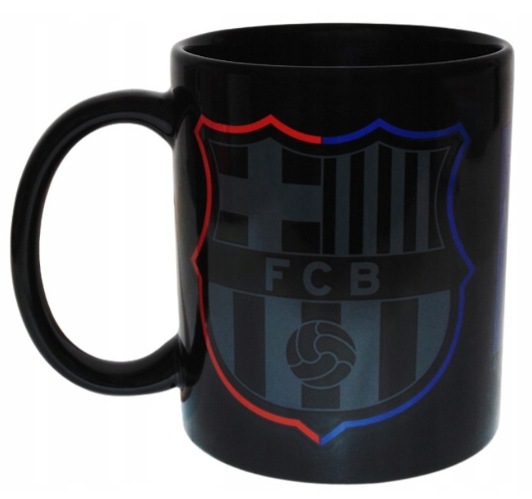 Taza F.C. Barcelona negra