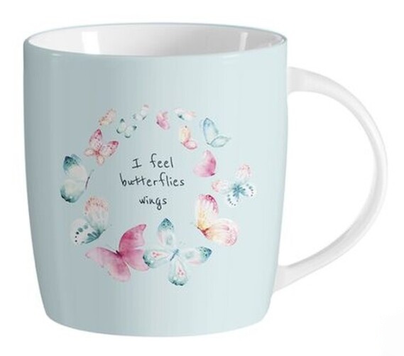 Taza Mariposas verde
