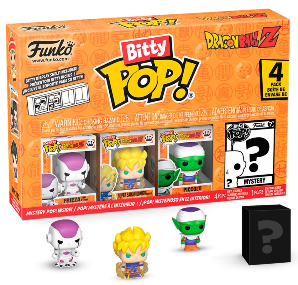 Pack 4 figuras Bitty Pop Dragon Ball Frieza