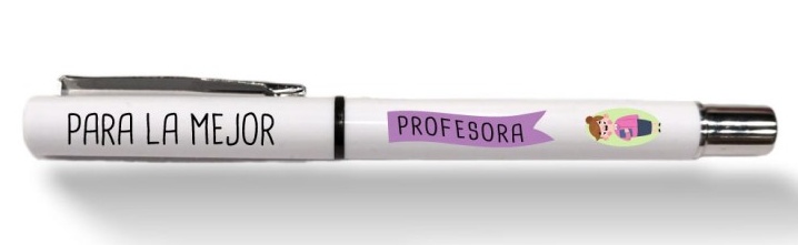 Boligrafo roller Para la Mejor Profesora