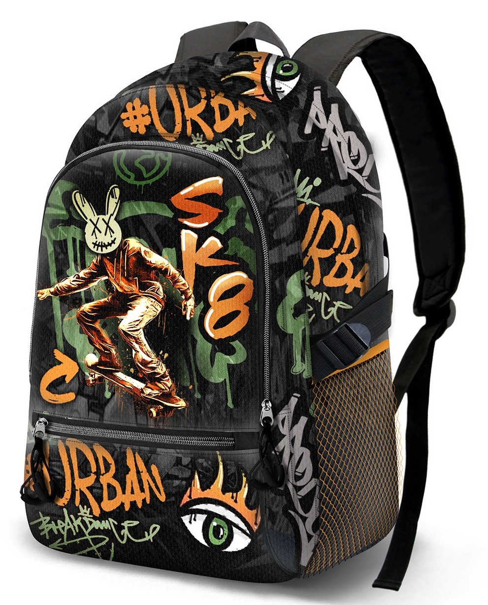 Mochila Skateboard SK8 adaptable a carro 44cm