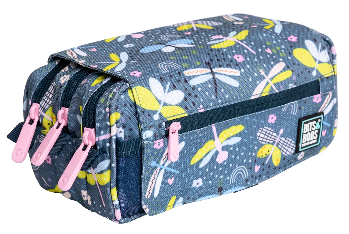 Portatodo triple rectangular Libelulas Bits & Bobs