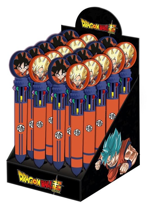 Boligrafo 10 colores Dragon Ball ( 1 unidad )