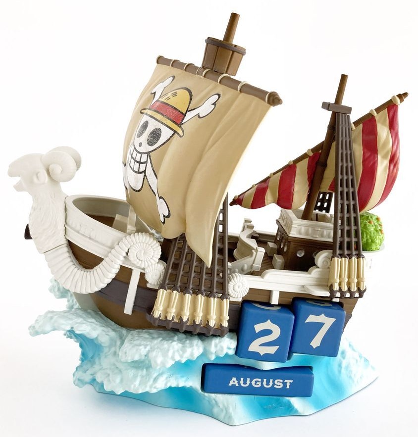 Figura Calendario perpetuo Going Merry One Piece 16cm