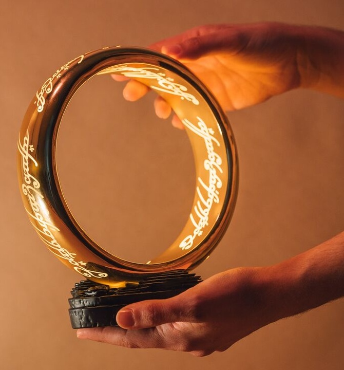 Lampara Anillo Unico El Señor de los Anillos 22cm - Imagen 2