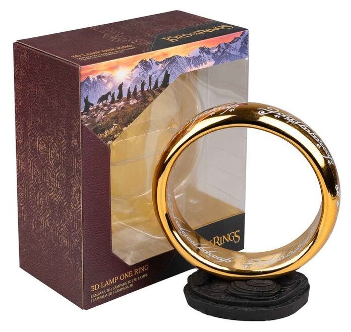Lampara Anillo Unico El Señor de los Anillos 22cm - Imagen 3