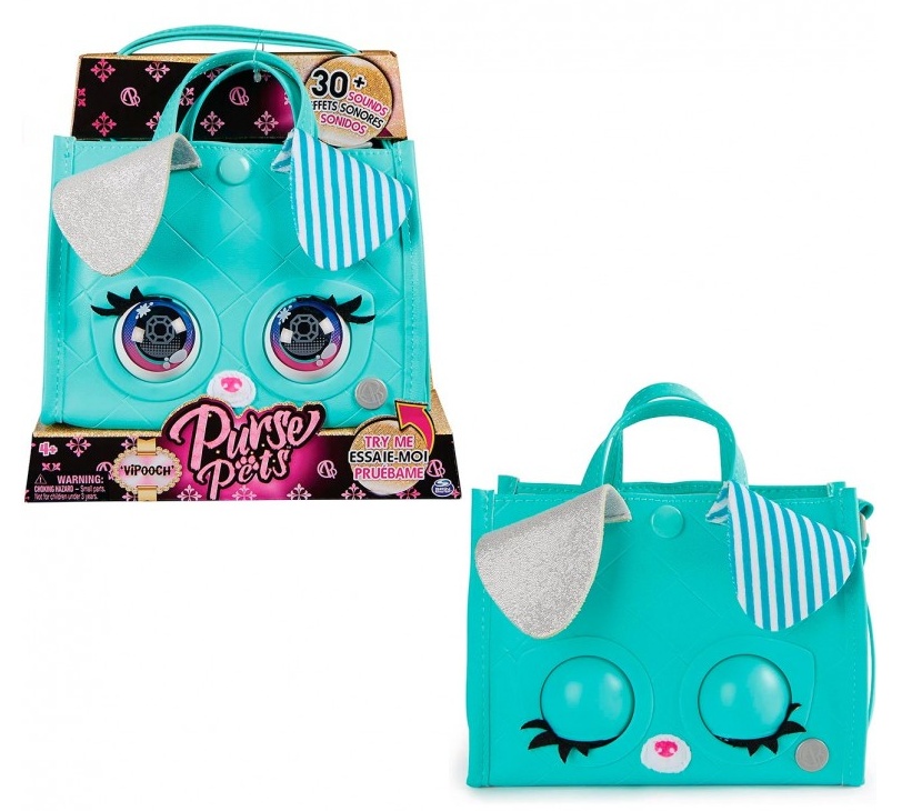 Bolso Juguete interactivo Purse Pets azul