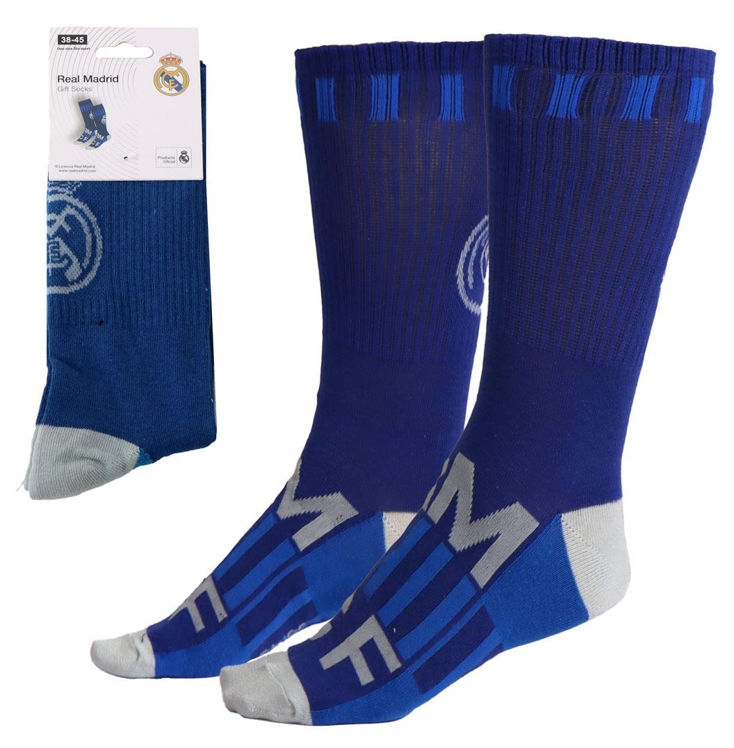 Calcetines adulto Real Madrid azul