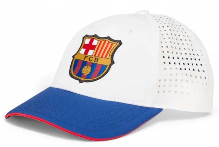Gorra adulto F.C. Barcelona blanca