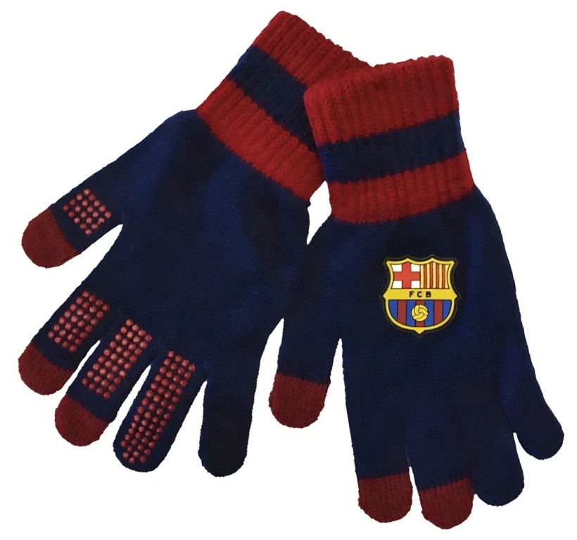 Guantes tactiles F.C Barcelona infantil