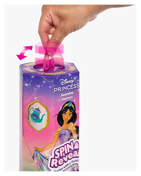 Muñeca Spin & Reveal Jasmine Aladdin Mattel 30cm - Imagen 2