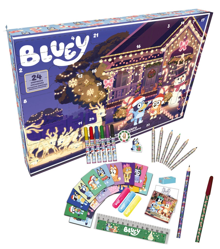 Calendario de Adviento Bluey