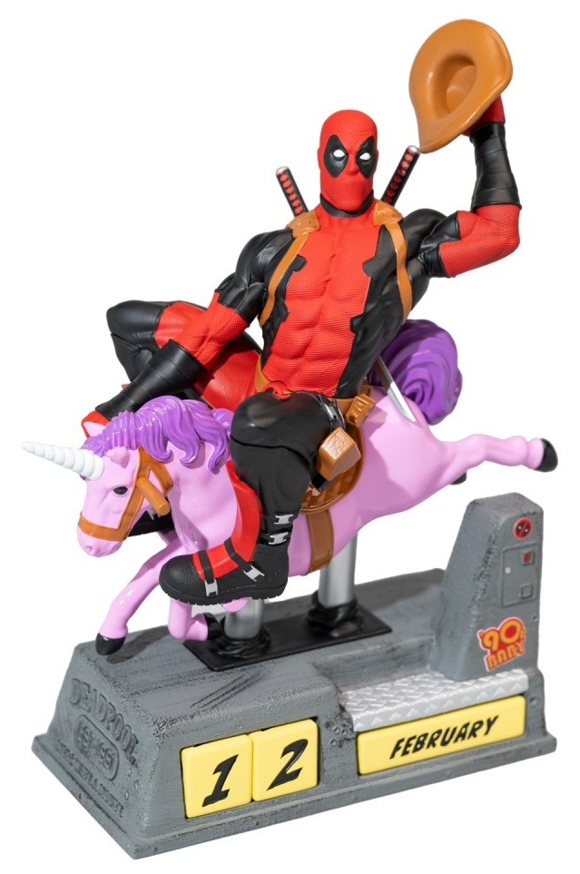Figura Calendario perpetuo Deadpool 21cm